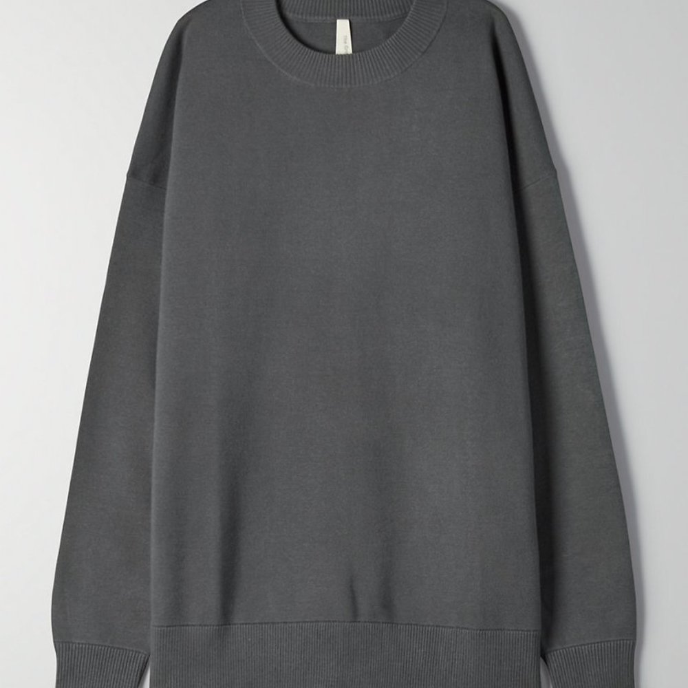 Babaton coastal sweater in elegant charcoal